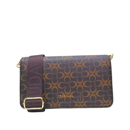 Coconuda Faux Leather Shoulder Bag with Magnetic Closure