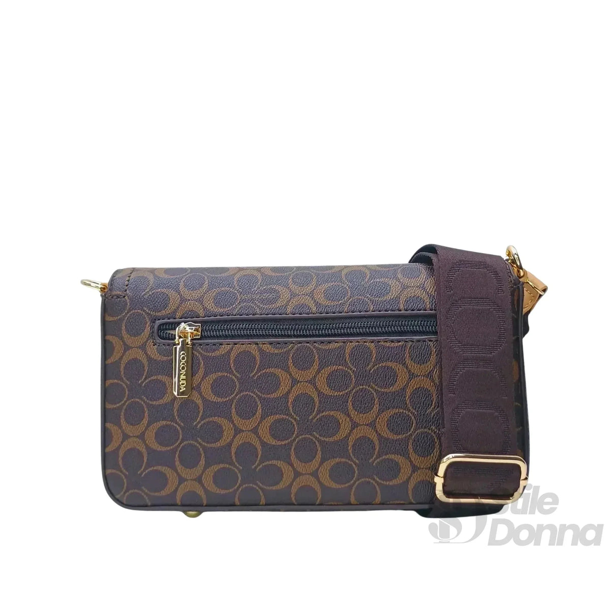Coconuda Faux Leather Shoulder Bag with Magnetic Closure