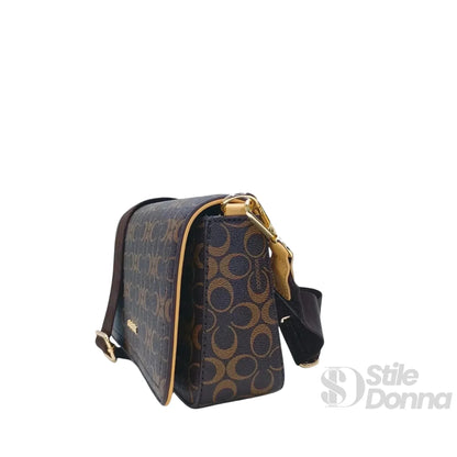 Coconuda Faux Leather Shoulder Bag with Magnetic Closure