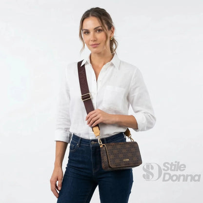 Coconuda Faux Leather Shoulder Bag with Magnetic Closure
