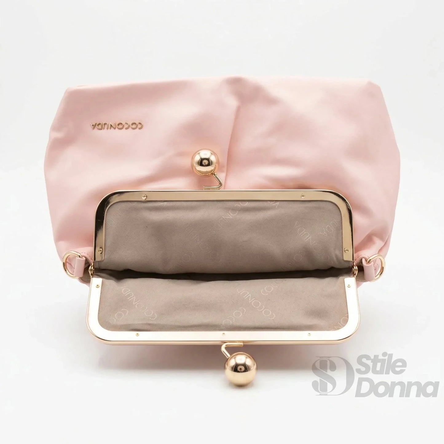 Coconuda Pochette in Ecopelle Morbida con Chiusura a Scatto