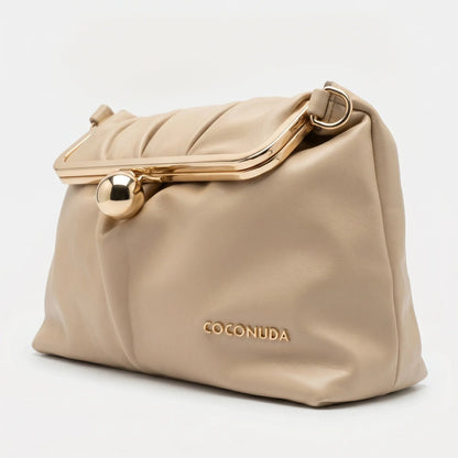 Coconuda Pochette in Ecopelle Morbida con Chiusura a Scatto