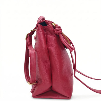 Coconuda Zaino Rosso in Ecopelle con Spallacci Regolabili