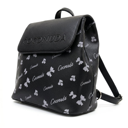 Coconuda Zaino in Ecopelle con Chiusura Magnetica e Finitura Argento