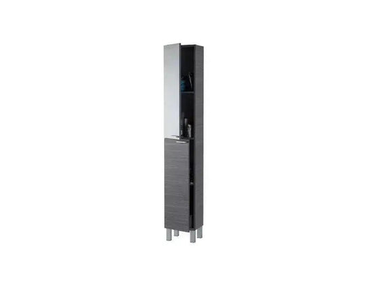 Colonna Bagno Grigio Cenere 2 Ante 30X25X182H