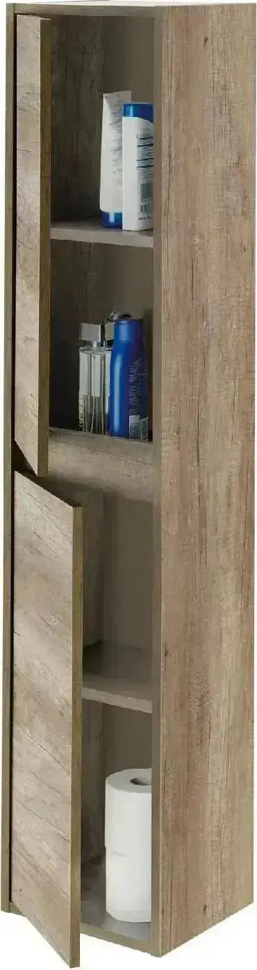 Hängeschrank 2 Türen 30X26X142H Nordische Eiche