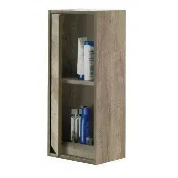 Colonna sospesa rovere nordico 1anta e 1ripiano cm.30x26x74h