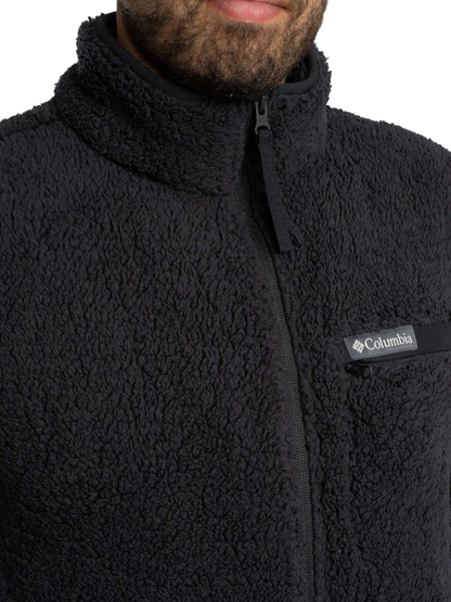Columbia Giacca Pile Uomo Sherpa Rugged Ridge™ Nero AM2797-010 | Calore Riciclato & Stile Versatile