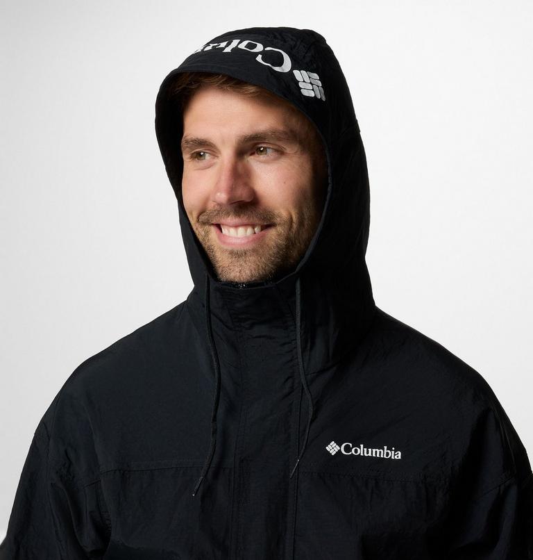 Columbia Giacca a Vento Challenger II Uomo Nera - 2071553011