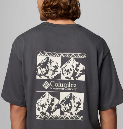 Columbia T-shirt Heavyweight CSC Uomo Grigio Antracite Cotone - 2155061013