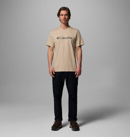 Columbia T-shirt Uomo CSC Basic Logo Cotone Biologico Beige - 2155001271
