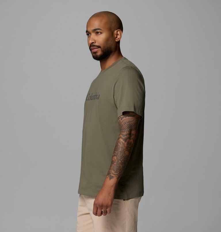 Columbia T-shirt Uomo CSC Basic Logo Cotone Biologico Verde - 2155001397