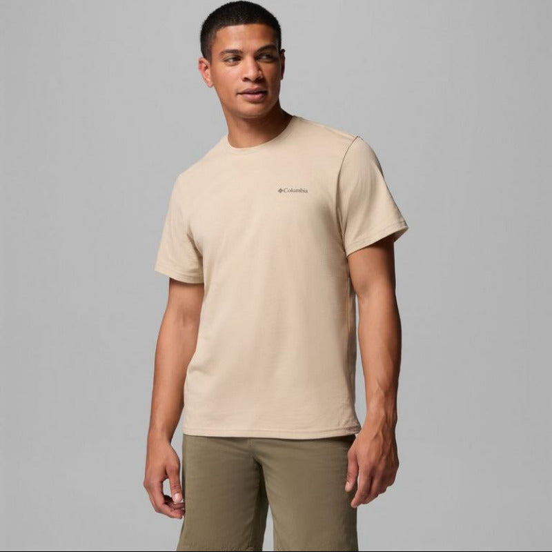 Columbia T-Shirt Manica Corta CSC Basic Uomo Beige - 2154991271
