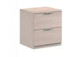 Bedside table with 2 drawers 38x34x45h oak
