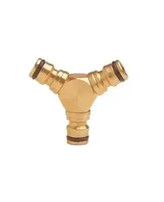 Messingstecker mit drei Anschlüssen