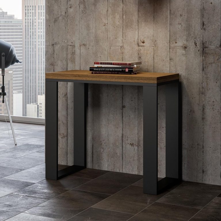 Konsolentisch Libra Tecno ausziehbar 90x45/90