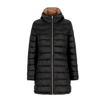 Conte of Florence Giaccone con cappuccio da donna 6532069D 7 Nero - Giacca Invernale Calda e Leggera