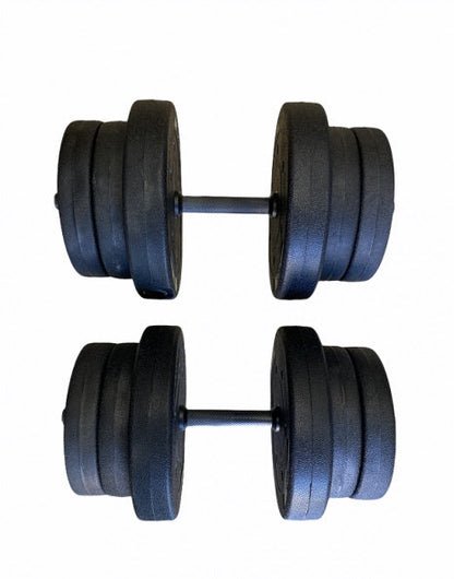 Contes Set Manubri e Bilanciere 42Kg DY-DB-42KG Cemento Rivestito