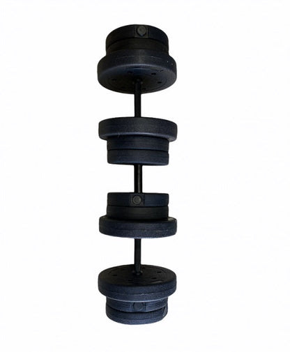 Contes Set Manubri e Bilanciere 42Kg DY-DB-42KG Cemento Rivestito