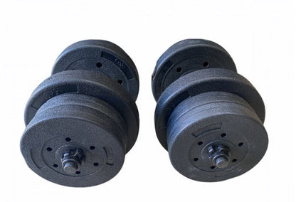 Contes Set Manubri e Bilanciere 42Kg DY-DB-42KG Cemento Rivestito