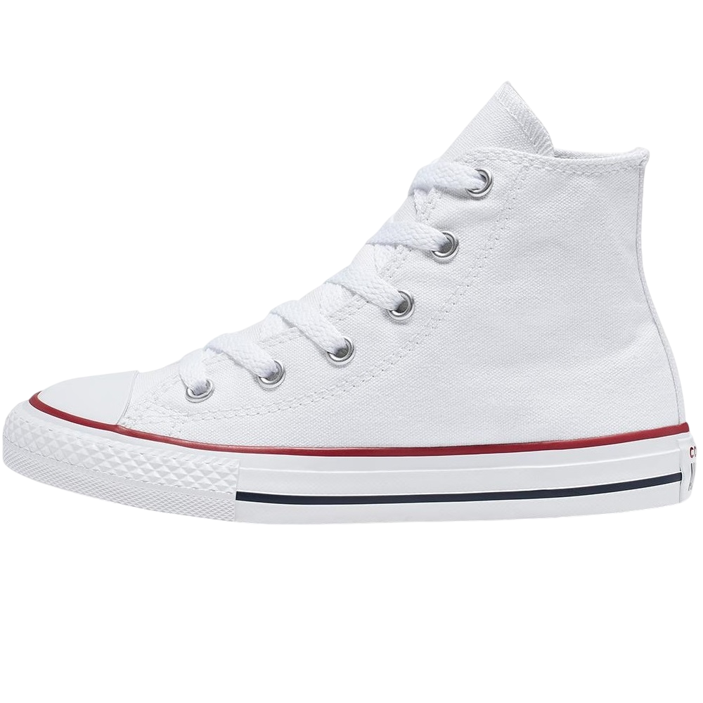 Converse All Star Chuck Taylor Classic Junior Tela 3J253C | Sneakers alta bianca