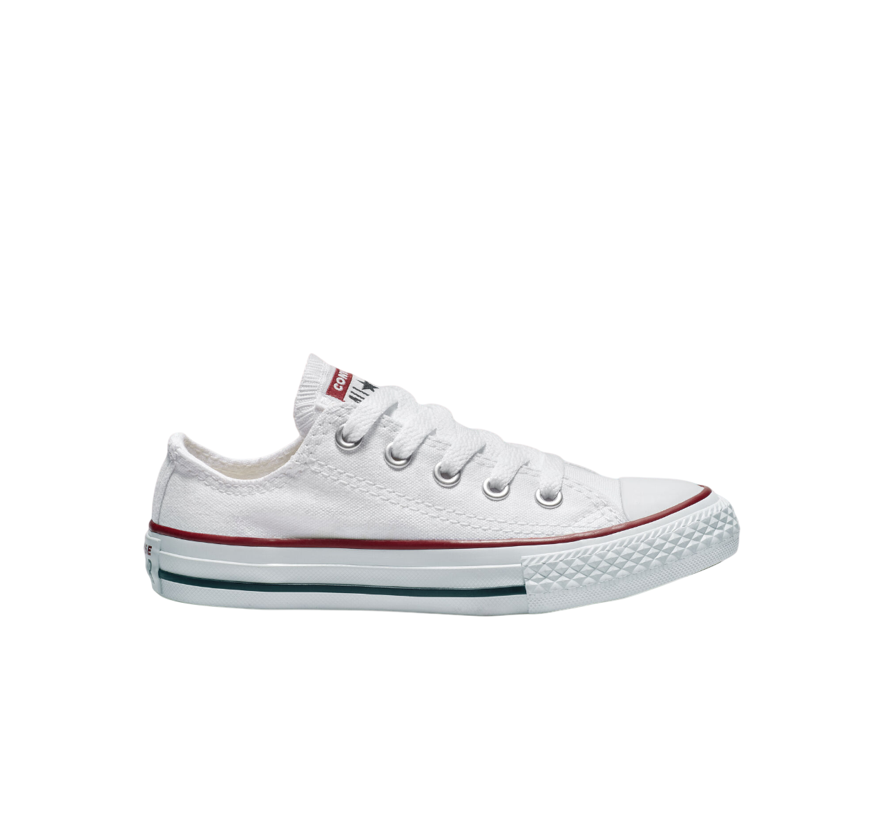 Converse All Star Chuck Taylor Classic Low Ox Junior Tela 3J256C | Sneakers bianca