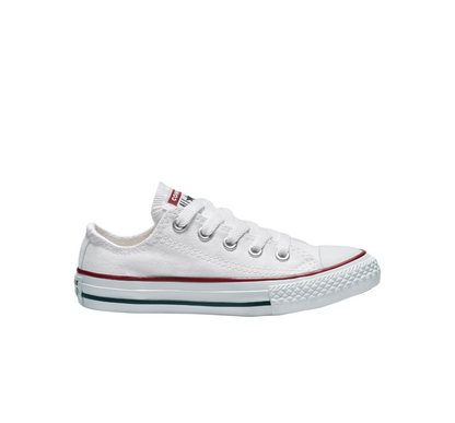 Converse All Star Chuck Taylor Classic Low Ox Junior Tela 3J256C | Sneakers bianca