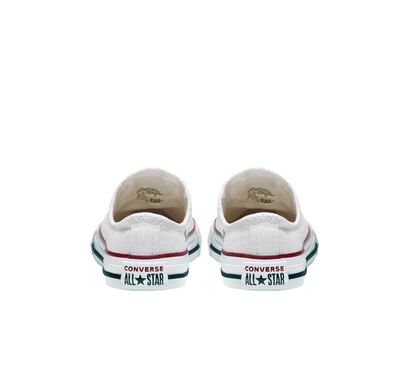 Converse All Star Chuck Taylor Classic Low Ox Junior Tela 3J256C | Sneakers bianca
