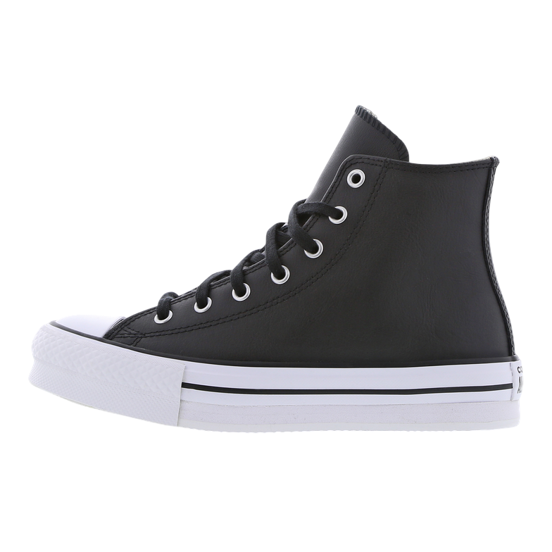 Converse All Star Chuck Taylor Eva Lift HI Donna Pelle Sintetica A02485C | Sneakers Platform nera