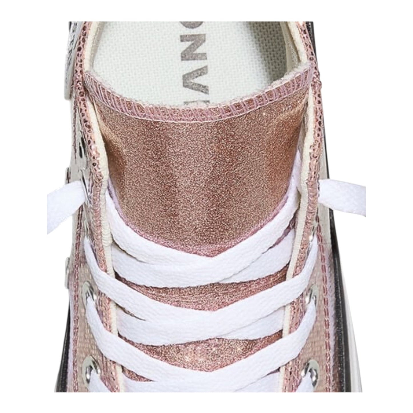 Converse Chuck Taylor All Star EVA Lift Platform Glitter A19097C Rosso Albicocca Bambina