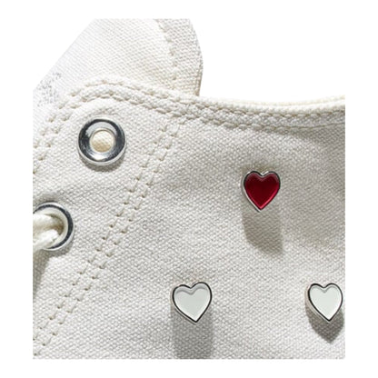 Converse Chuck Taylor All Star Valentine's Day A19055C Bianco Vintage Rosso Donna