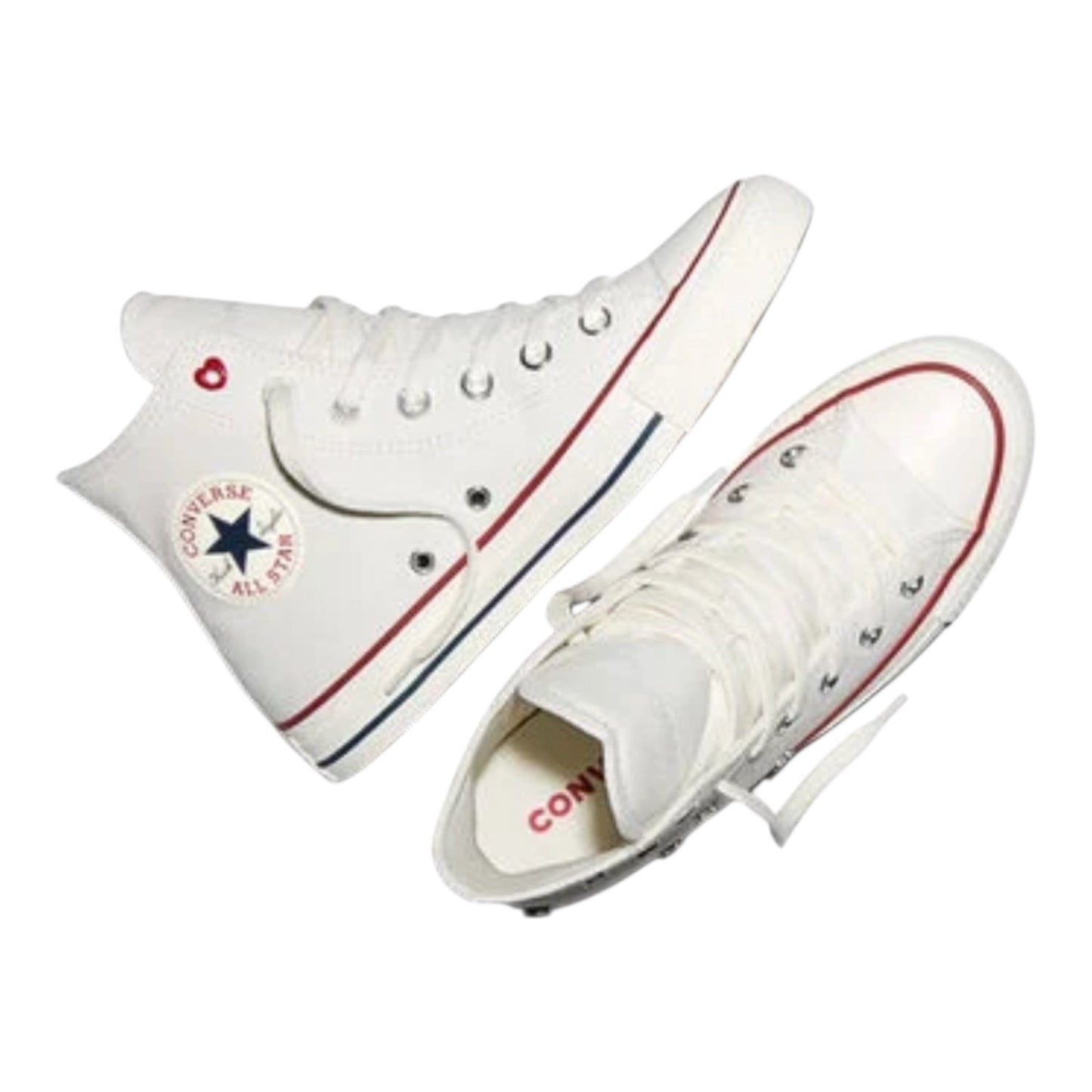 Converse Chuck Taylor All Star Valentine's Day A19055C Bianco Vintage Rosso Donna