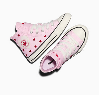 Converse Chuck Taylor All Star Easy-On Valentine's Day A19066C Rosa Bianco Bambini