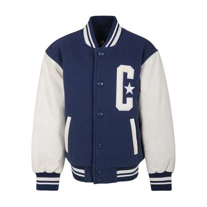 Converse Giubbotto Bomber Varsity 9CG132-BFK Blu Bambino