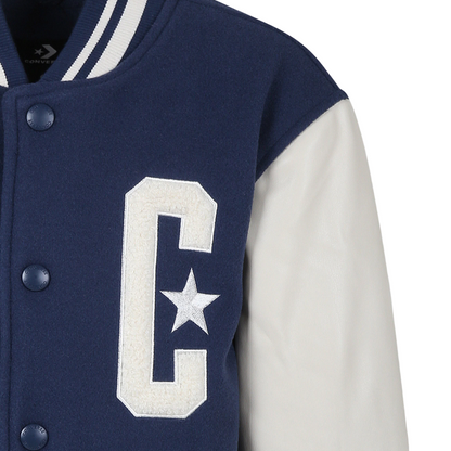 Converse Giubbotto Bomber Varsity 9CG132-BFK Blu Bambino
