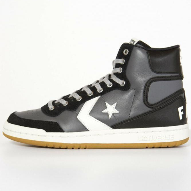 Converse scarpa sneakers da uomo  Fastbreak Hi 162788C nero grigio