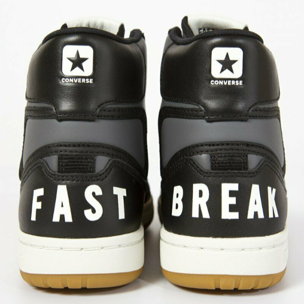 Converse scarpa sneakers da uomo  Fastbreak Hi 162788C nero grigio
