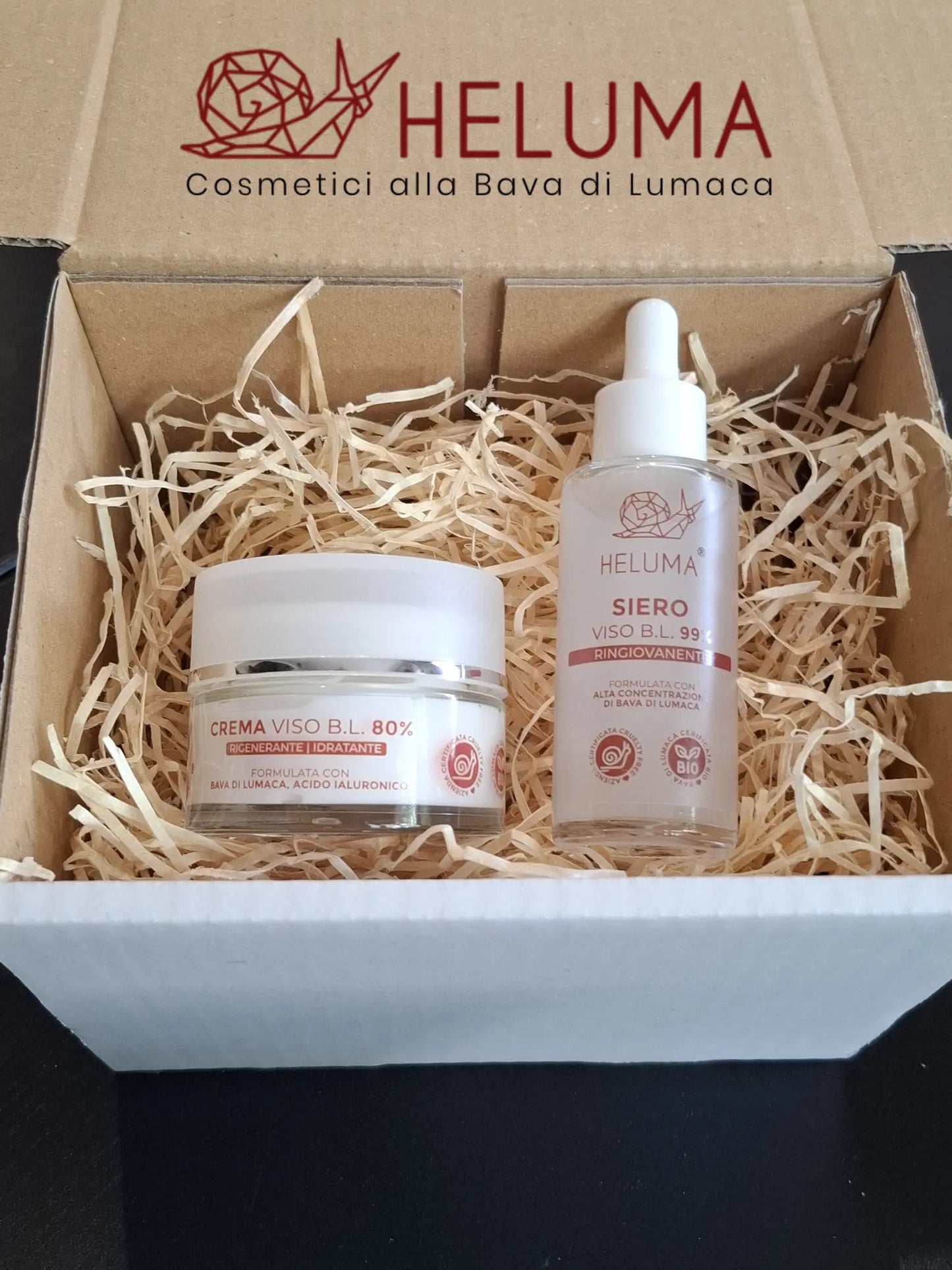 Kit Crema e Siero alla Bava di Lumaca X2 in Offerta