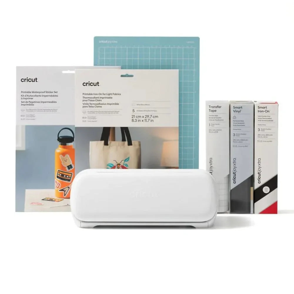 Cricut - Joy Xtra Starter Pack - Macchina da taglio + 6 accessori