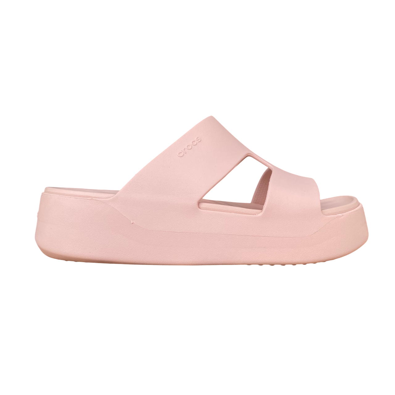 Crocs Getaway Platform H-Strap Ciabatta Zeppa Donna Quarzo PE26 - 209409-6UR