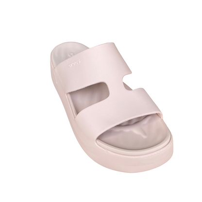 Crocs Getaway Platform H-Strap Ciabatta Zeppa Donna Quarzo PE26 - 209409-6UR