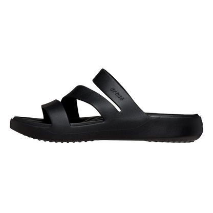 Crocs ciabatta sandalo Fuga Strappy da donna 209587-001 nero