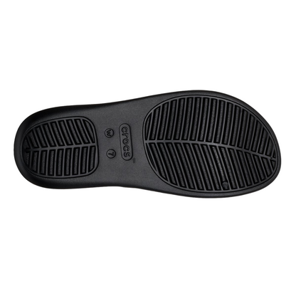 Crocs ciabatta sandalo Fuga Strappy da donna 209587-001 nero