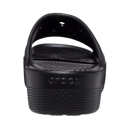 Crocs ciabatta con zeppa da donna Classic Slide 208180-001 nero