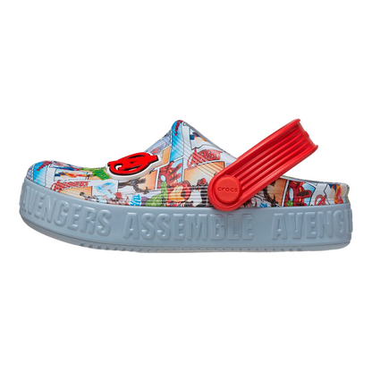 Crocs ciabatta sabot da bambino Avengers Off Court 209945-0ID blu-grigio