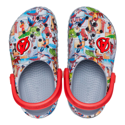 Crocs ciabatta sabot da bambino Avengers Off Court 209945-0ID blu-grigio
