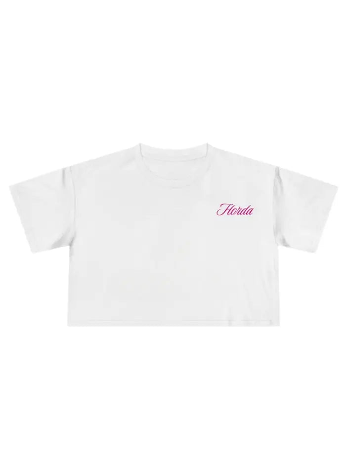 Cropped T-Shirt Donna – Maglietta 100% Cotone Made in Italy