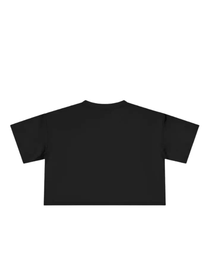 Cropped T-Shirt Donna – Maglietta 100% Cotone Made in Italy