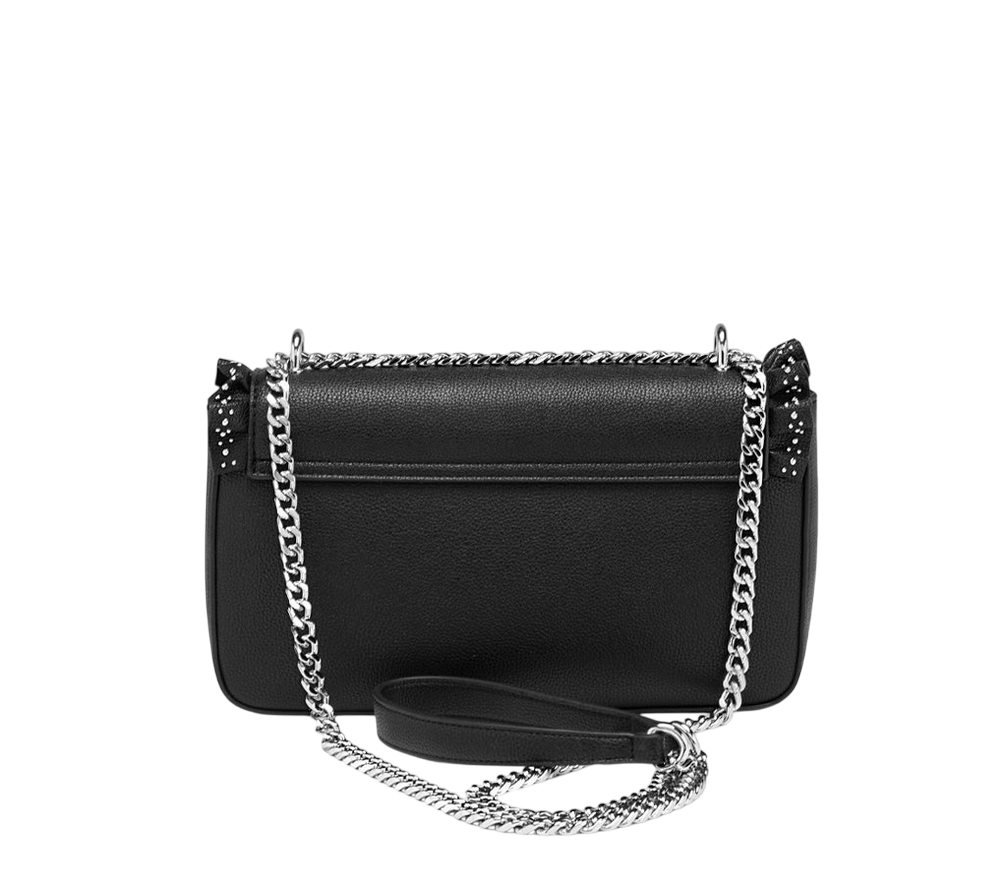 Cult Borsa con Patta Yoko Nero X4FPWX060022999 – Elegante Tracolla in Ecopelle Donna