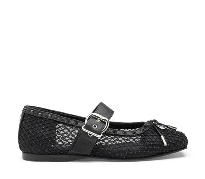 Cult Ballerina Donna JAM 4668 Low Nera Rete Strass - CLW466800